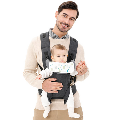 Versatile Baby Carrier with Ergonomic Support and Multiple Positions