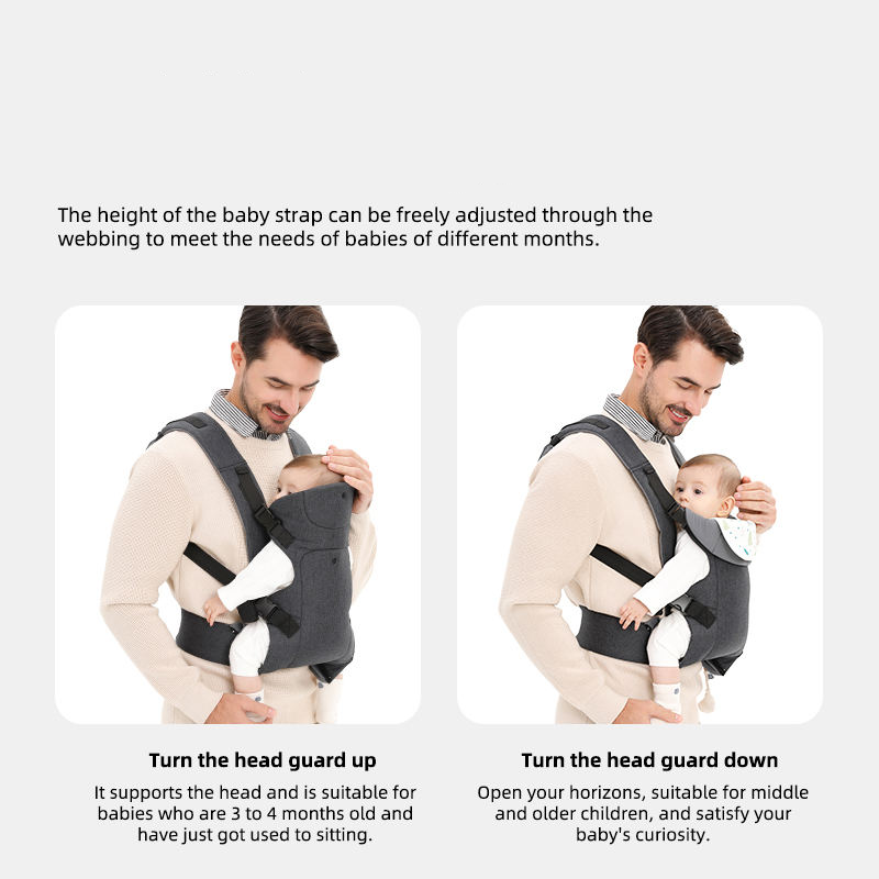 Versatile Baby Carrier with Ergonomic Support and Multiple Positions