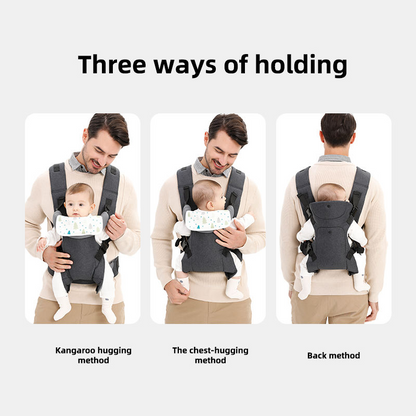 Versatile Baby Carrier with Ergonomic Support and Multiple Positions