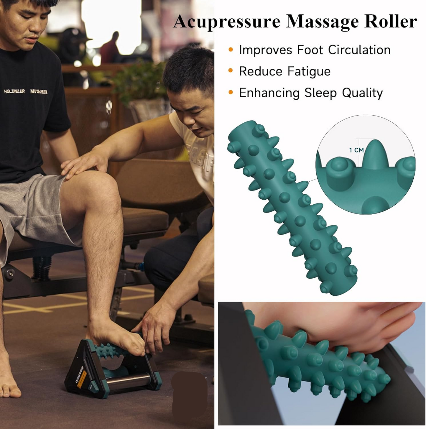 Ultimate Foot Relief Rocker with Arch Massaging Surface