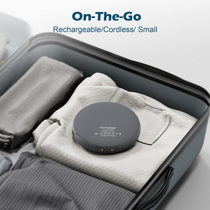 Portable Wake-Up Alarm with Vibrating Bed Shaker and 110dB Sound