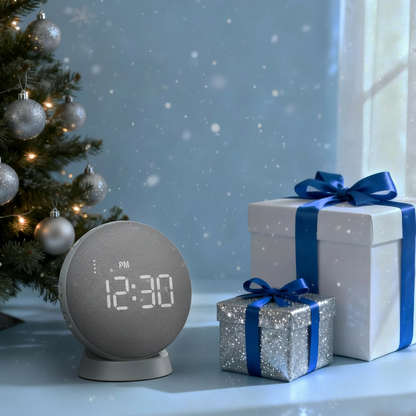 Portable Wake-Up Alarm with Vibrating Bed Shaker and 110dB Sound