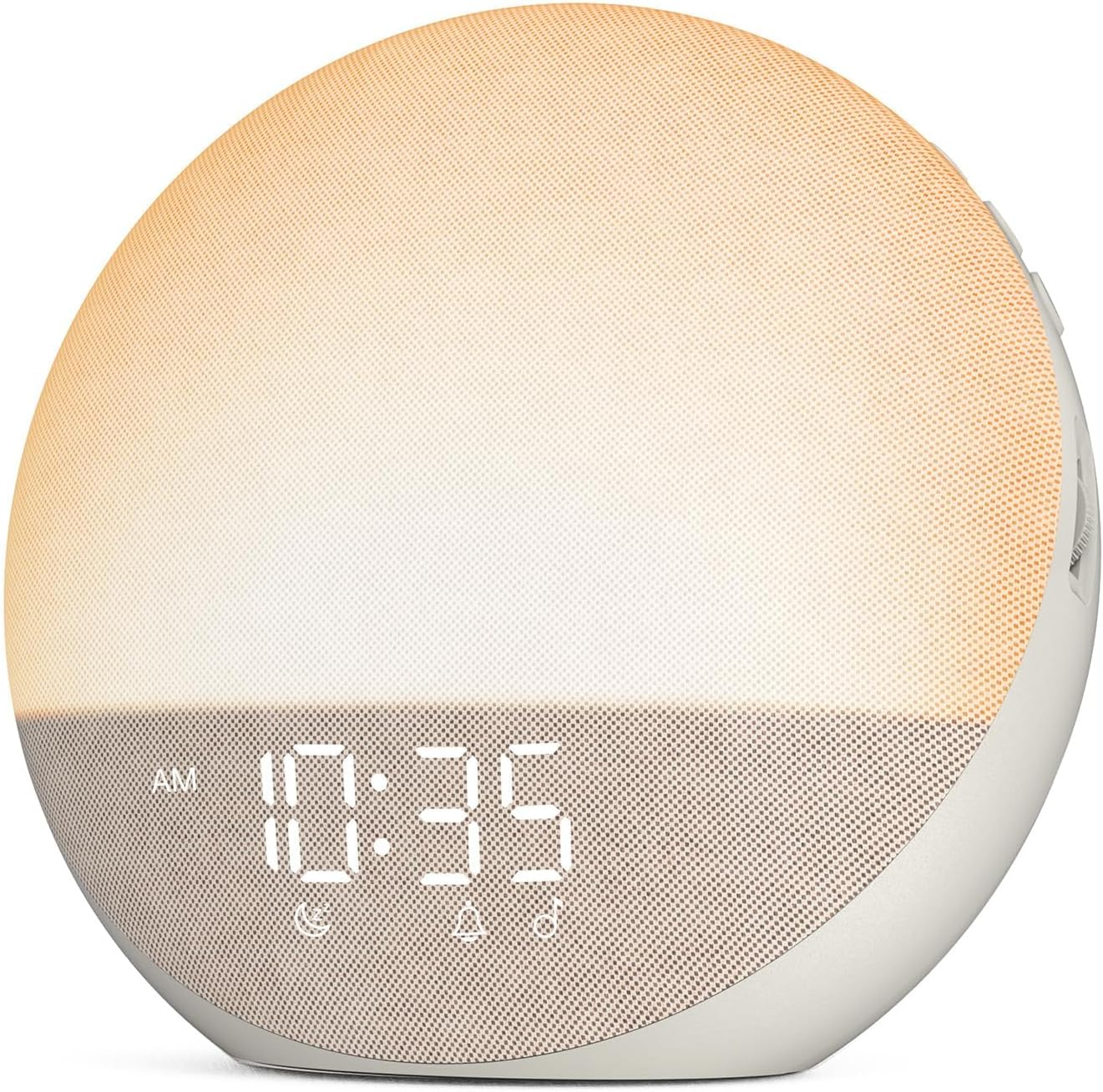 Gentle Dawn Alarm Clock with Adjustable Light and Dimming Features