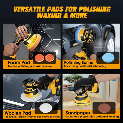 Cordless Paint Polisher for Effortless Auto Detailing
