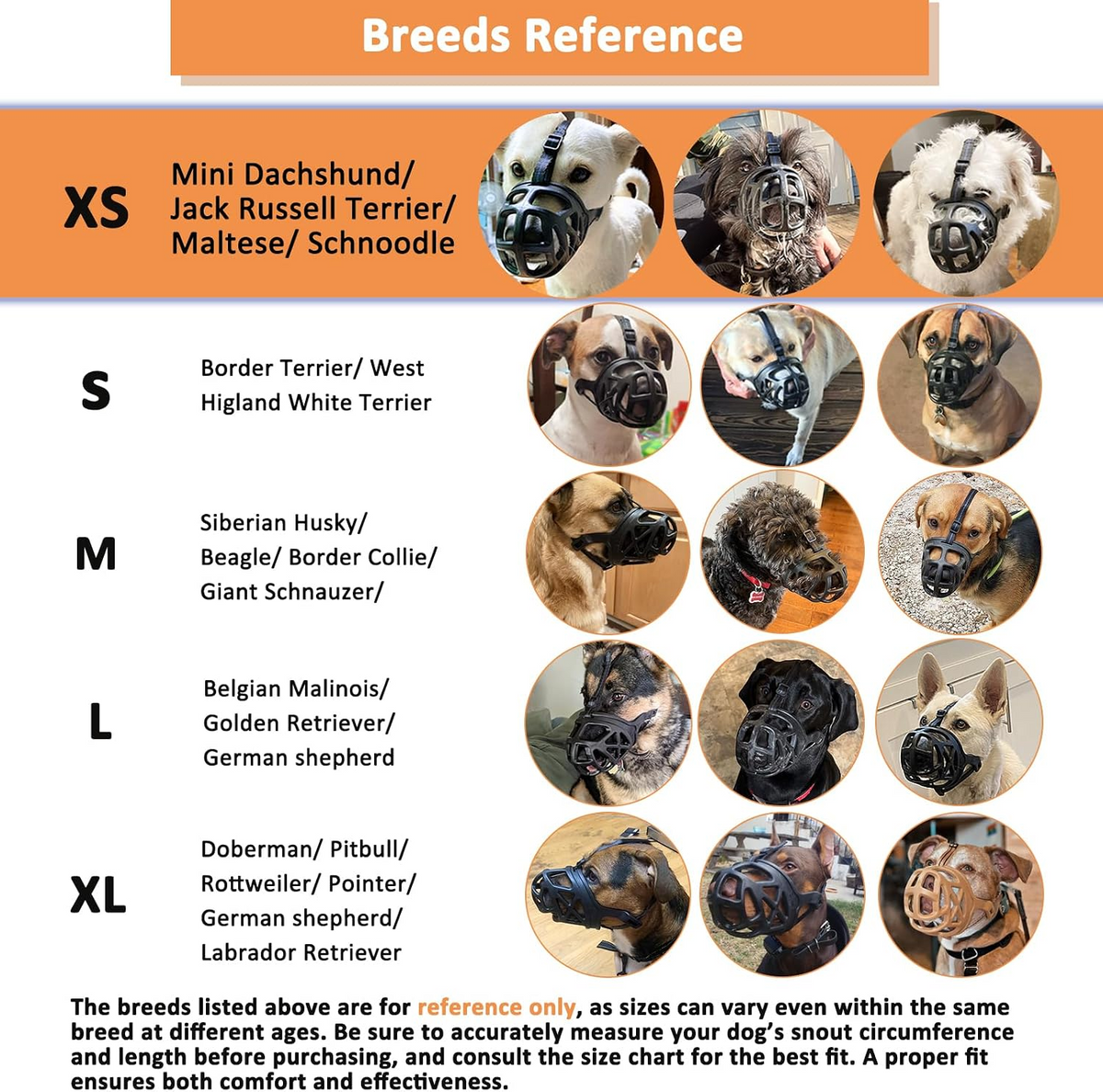 Comfort Fit Muzzle for Reactive Dogs - Adjustable and Safe