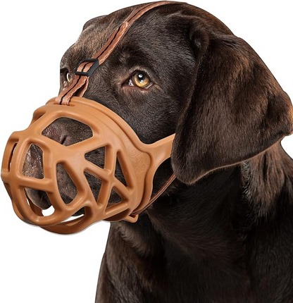 Comfort Fit Muzzle for Reactive Dogs - Adjustable and Safe