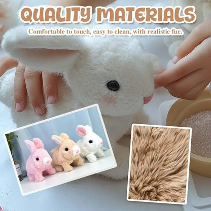 Voice-Activated Plush Rabbit with Interactive Features