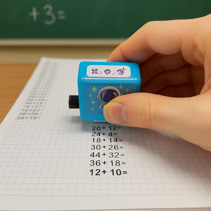 Smart Math Practice Roller with Adjustable Bands and Comfortable Grip