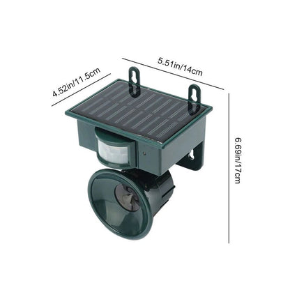 Eco-Friendly Bird Deterrent with Motion Activation and Sound Alert