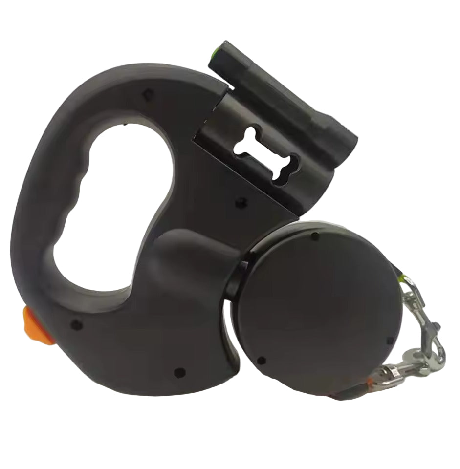 Dual Dog Leash with LED Light and 360° Tangle-Free Design