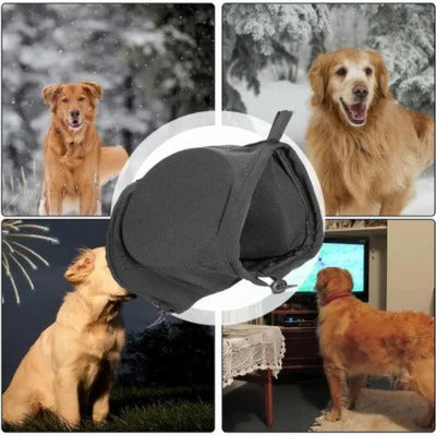 Comfortable Sound-Dampening Dog Ear Muffs with Adjustable Fit