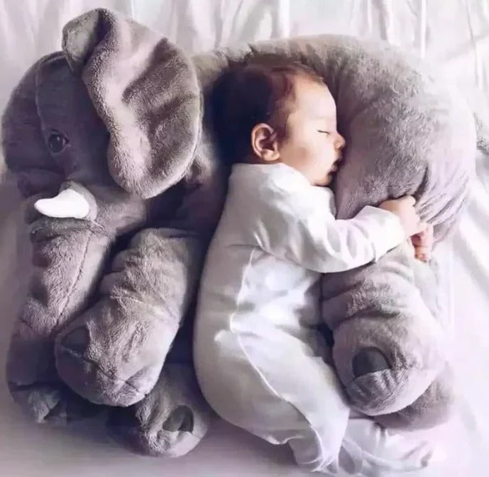Snuggly Elephant Companion Pillow with Soft Plush Fill