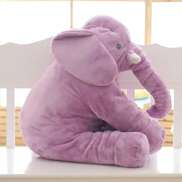 Snuggly Elephant Companion Pillow with Soft Plush Fill