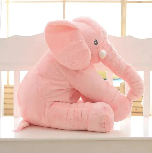 Snuggly Elephant Companion Pillow with Soft Plush Fill