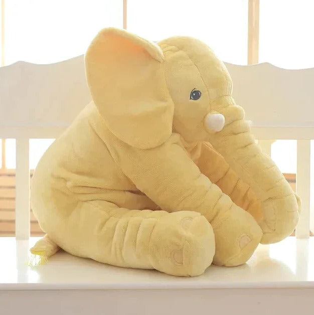 Snuggly Elephant Companion Pillow with Soft Plush Fill