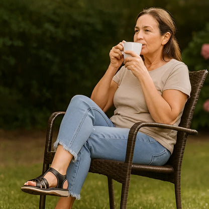 Comfort-Enhanced Sandals for Women with Adjustable Straps