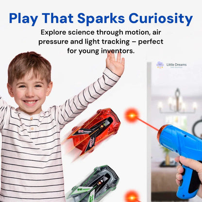 Gravity-Defying RC Stunt Car with LED Lights – Wall Climbing Toy for Kids, USB Rechargeable