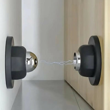Adhesive Magnetic Door Stopper with Stainless Steel Design