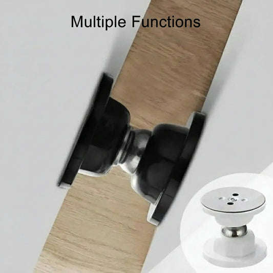 Adhesive Magnetic Door Stopper with Stainless Steel Design