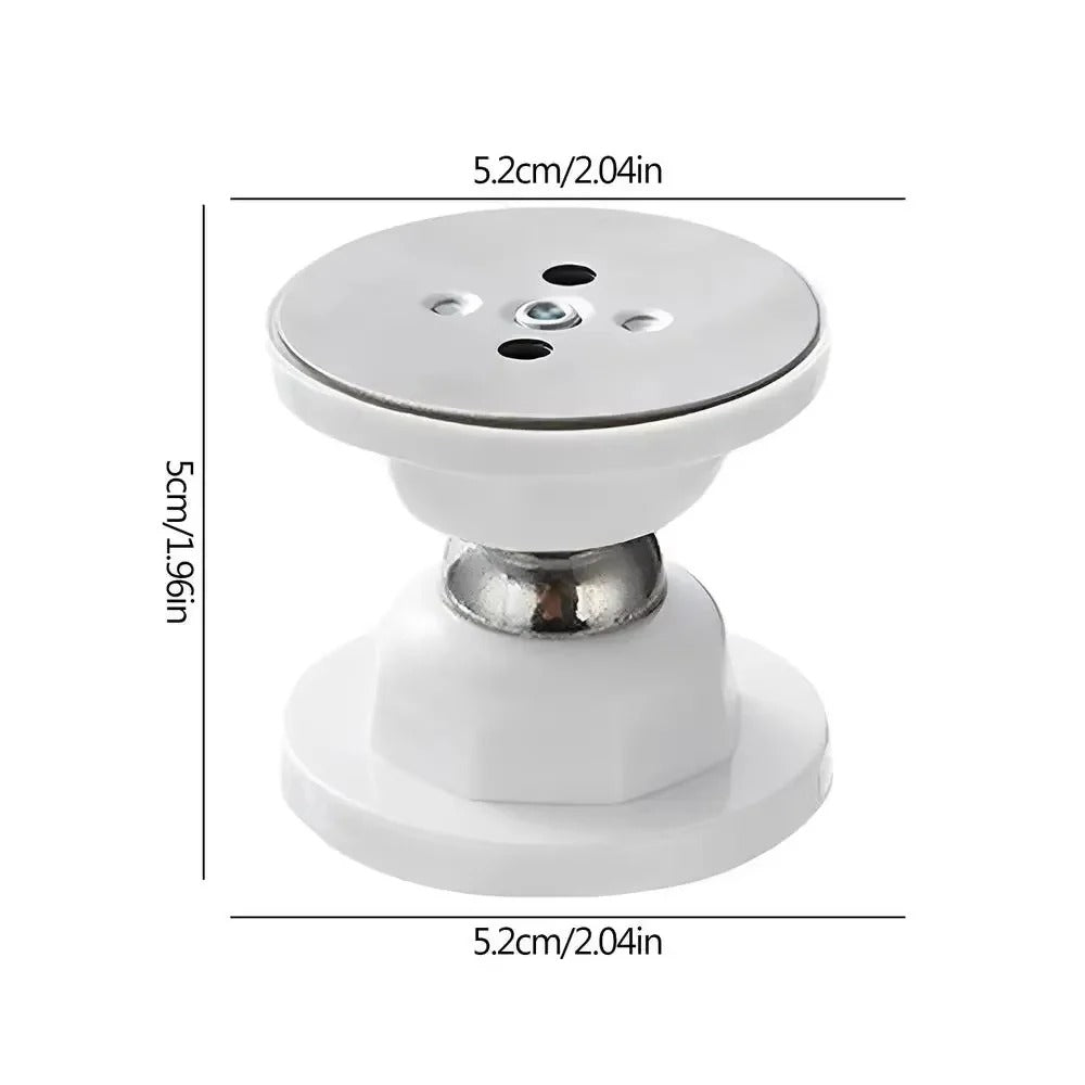 Adhesive Magnetic Door Stopper with Stainless Steel Design