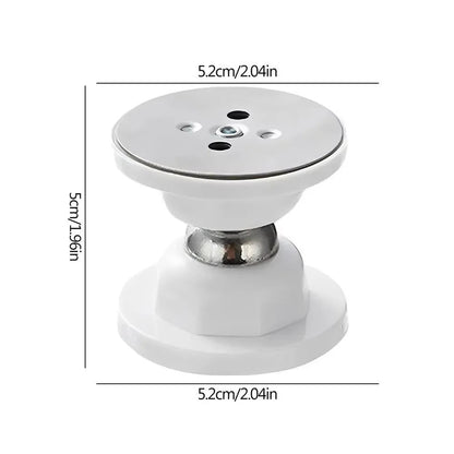 Adhesive Magnetic Door Stopper with Stainless Steel Design