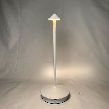 Portable LED Table Lamp with Touch Activation and Adjustable Colors