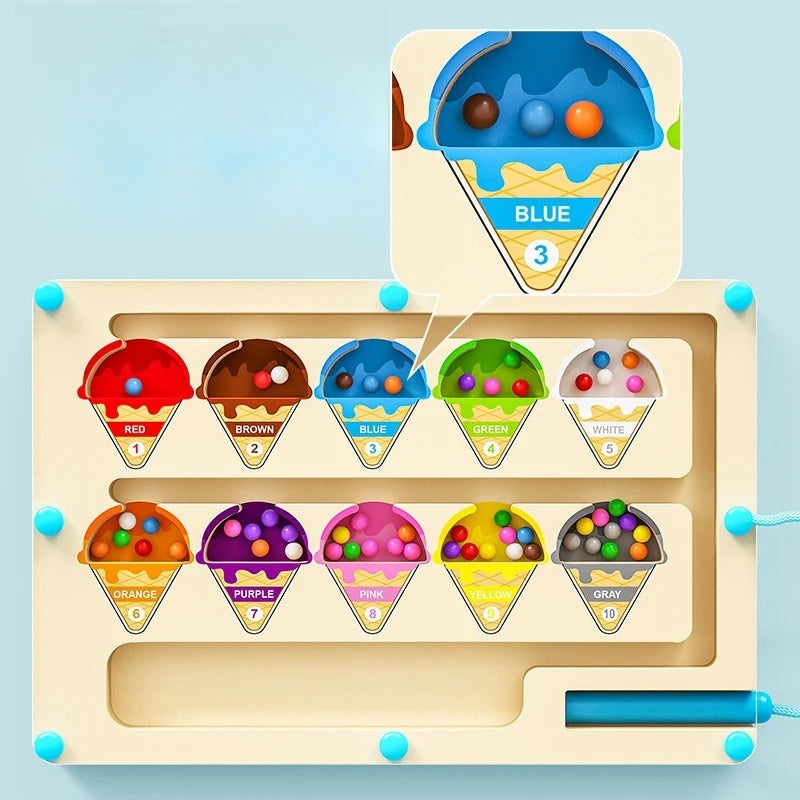 Engaging Magnetic Bead Puzzle for Skill Development