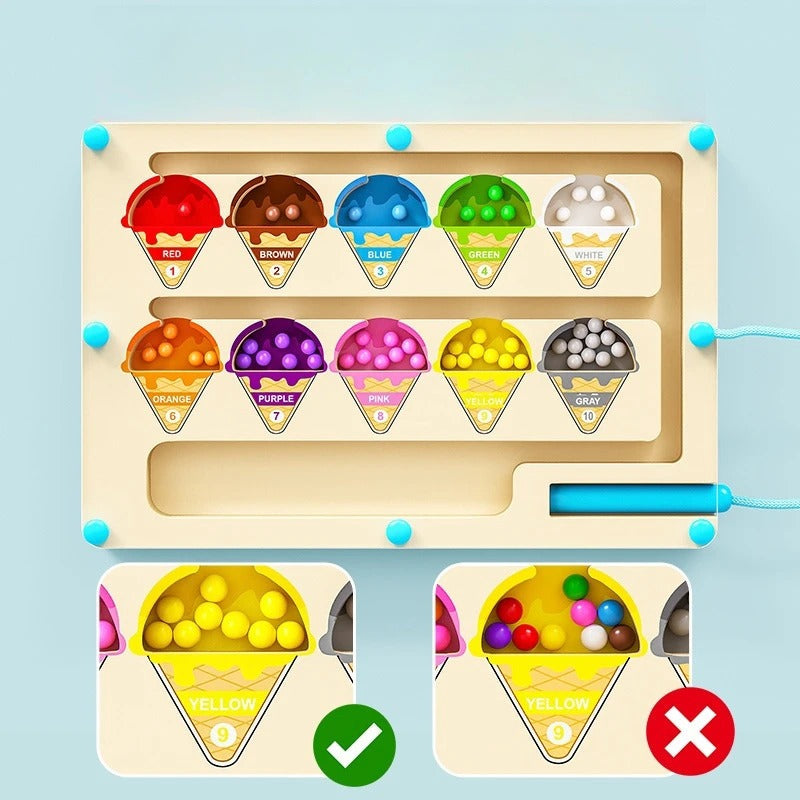 Engaging Magnetic Bead Puzzle for Skill Development