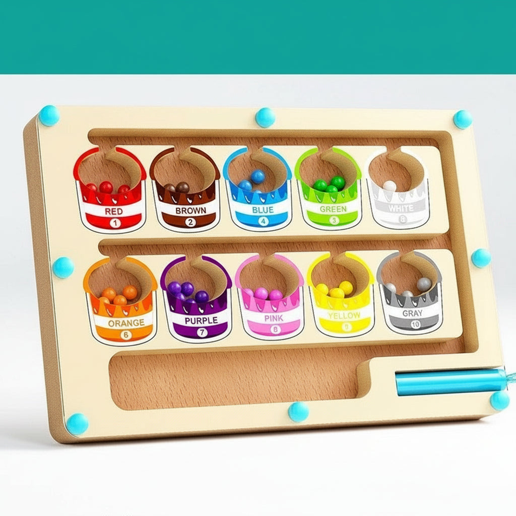 Engaging Magnetic Bead Puzzle for Skill Development