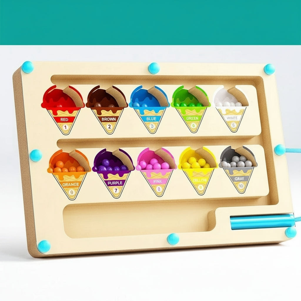 Engaging Magnetic Bead Puzzle for Skill Development