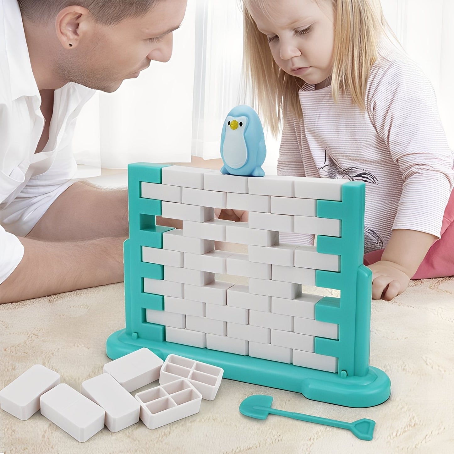 Penguin Plunge Balance Challenge Game