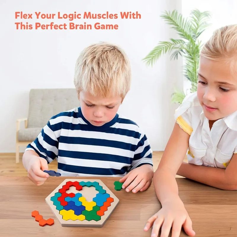 Engaging 3D Hexagon Puzzle Game for Cognitive Development