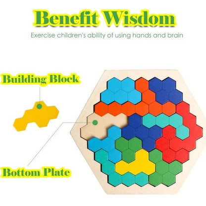 Engaging 3D Hexagon Puzzle Game for Cognitive Development