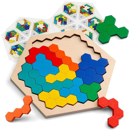 Engaging 3D Hexagon Puzzle Game for Cognitive Development