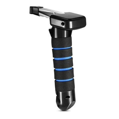 Secure Car Entry Handle with Emergency Glass Breaker and Seatbelt Cutter