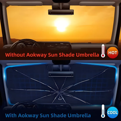 Reflective Car Windshield Shade Umbrella for Ultimate UV Protection
