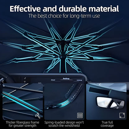 Reflective Car Windshield Shade Umbrella for Ultimate UV Protection