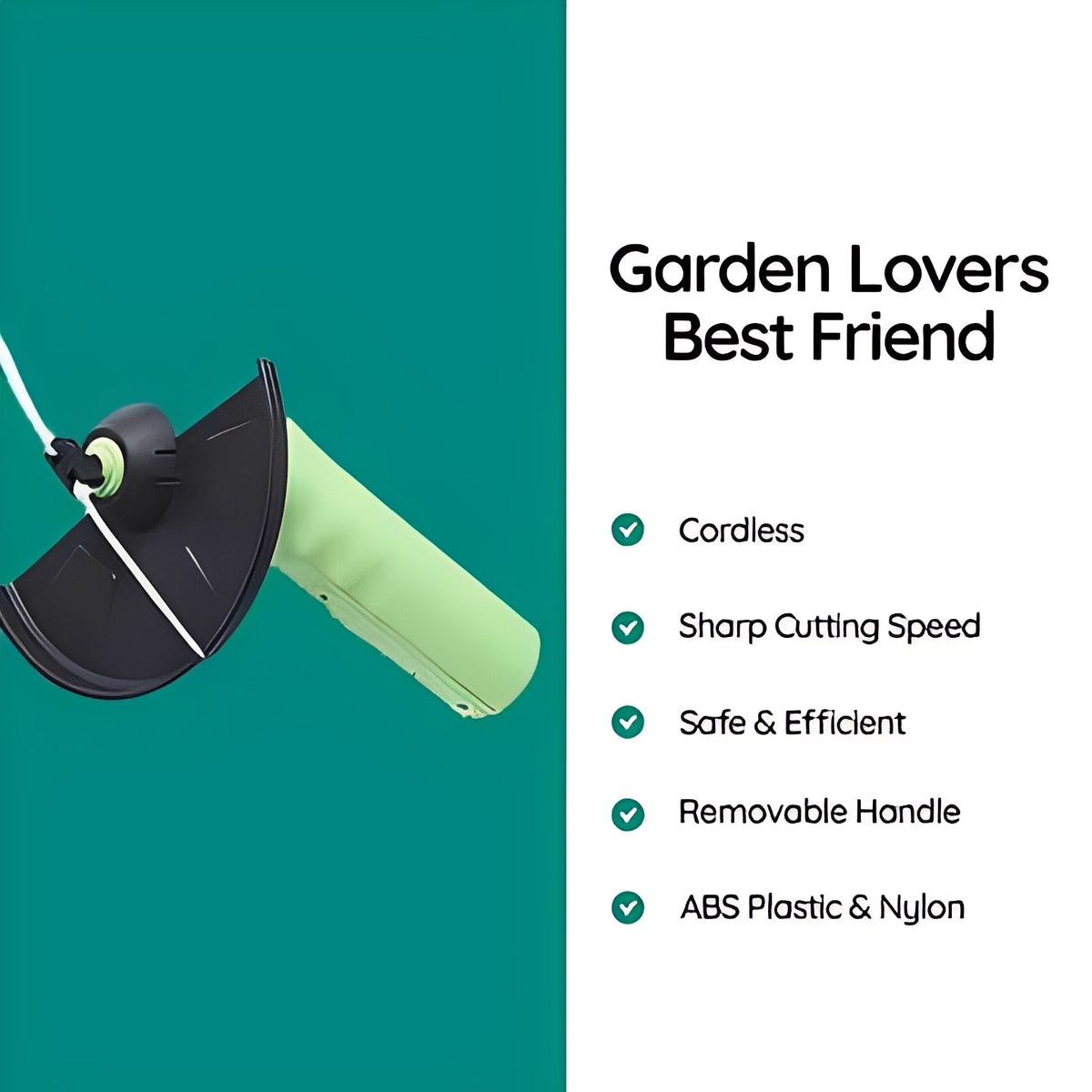 Lightweight Cordless Lawn Edger for Effortless Yard Care