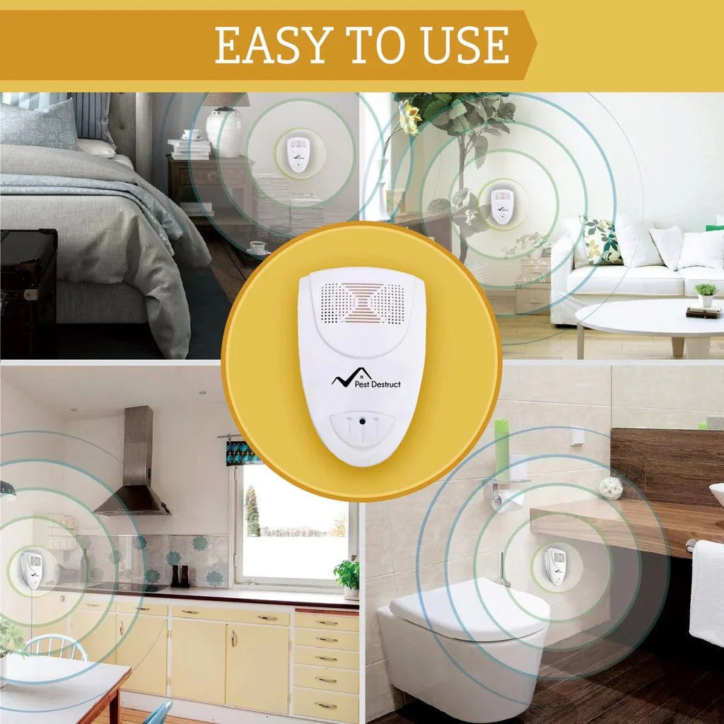 Indoor Pest Defense Ultrasonic Repeller for Home Use