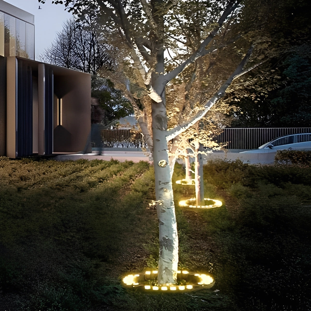 LED Landscape Spotlight in Warm White with Ground Stake and Weatherproof Design