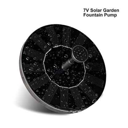 Eco-Friendly Solar Water Feature Pump with Customizable Sprays