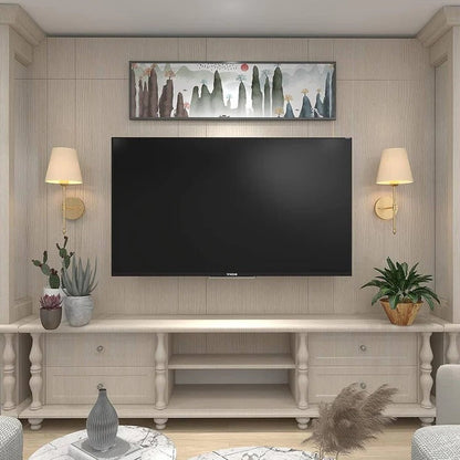 Adjustable Brightness Cordless Wall Light with Remote, 630 Lumens