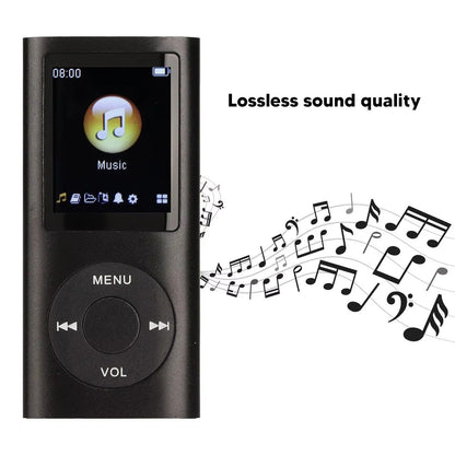 Compact MP3 Music Player featuring Lossless Sound and 1.8-Inch Display