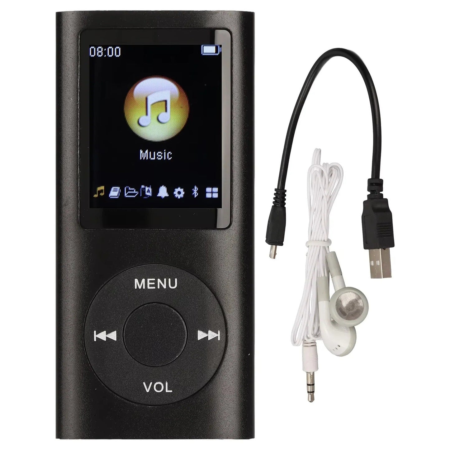 Compact MP3 Music Player featuring Lossless Sound and 1.8-Inch Display