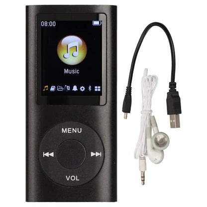 Compact MP3 Music Player featuring Lossless Sound and 1.8-Inch Display