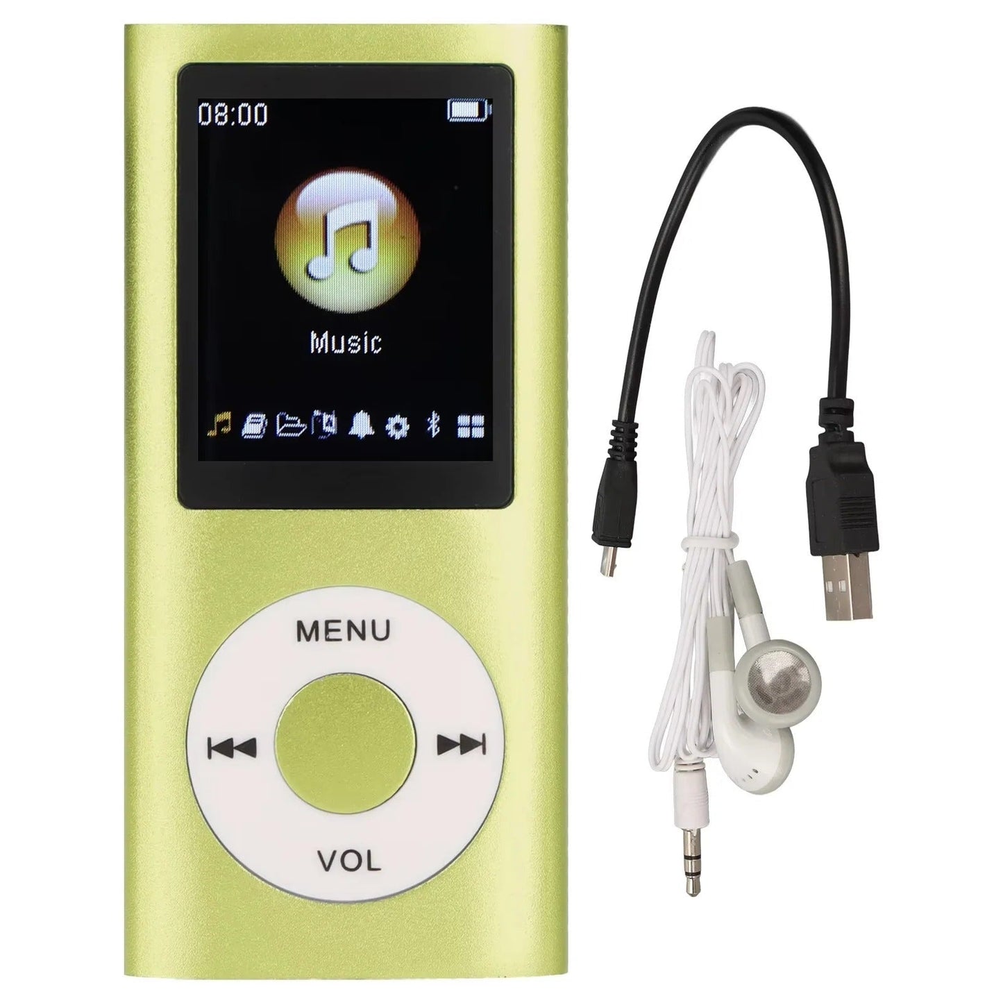 Compact MP3 Music Player featuring Lossless Sound and 1.8-Inch Display