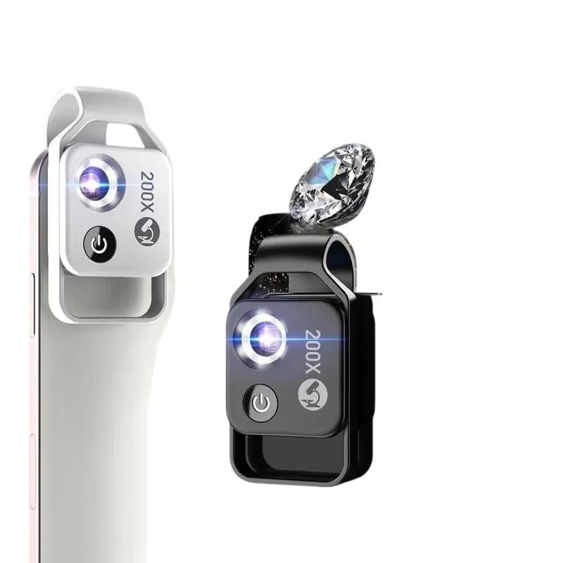 200X Magnification Smartphone Lens for Detailed Exploration