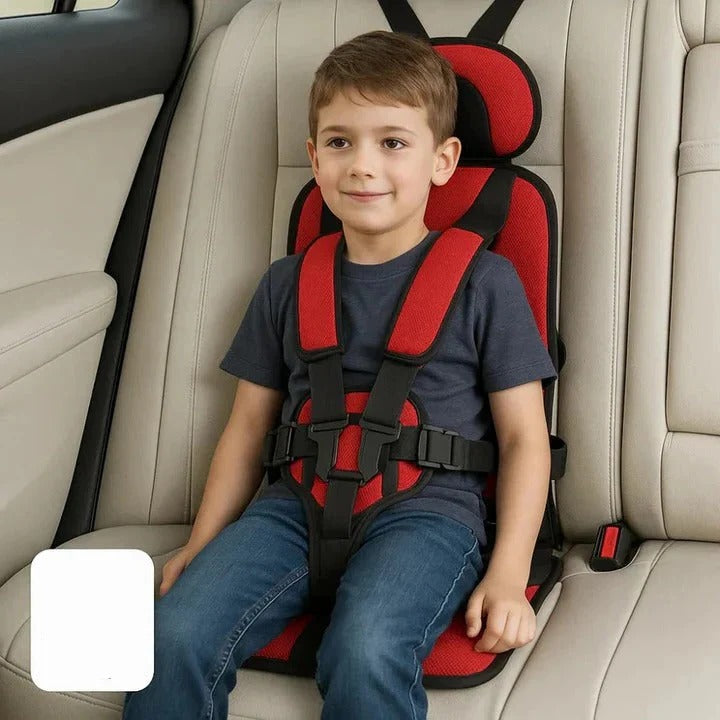 Compact Travel Booster Seat with 5-Point Safety Harness