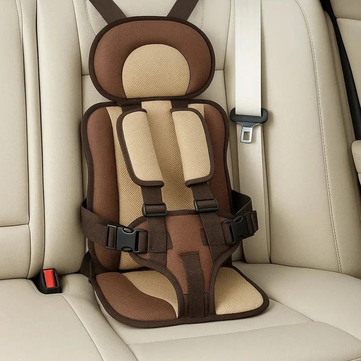 Compact Travel Booster Seat with 5-Point Safety Harness