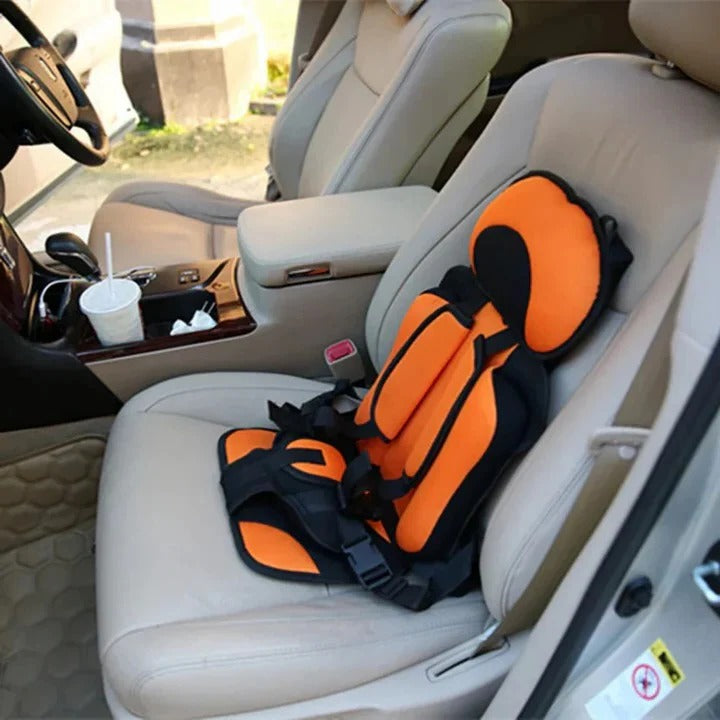 Compact Travel Booster Seat with 5-Point Safety Harness